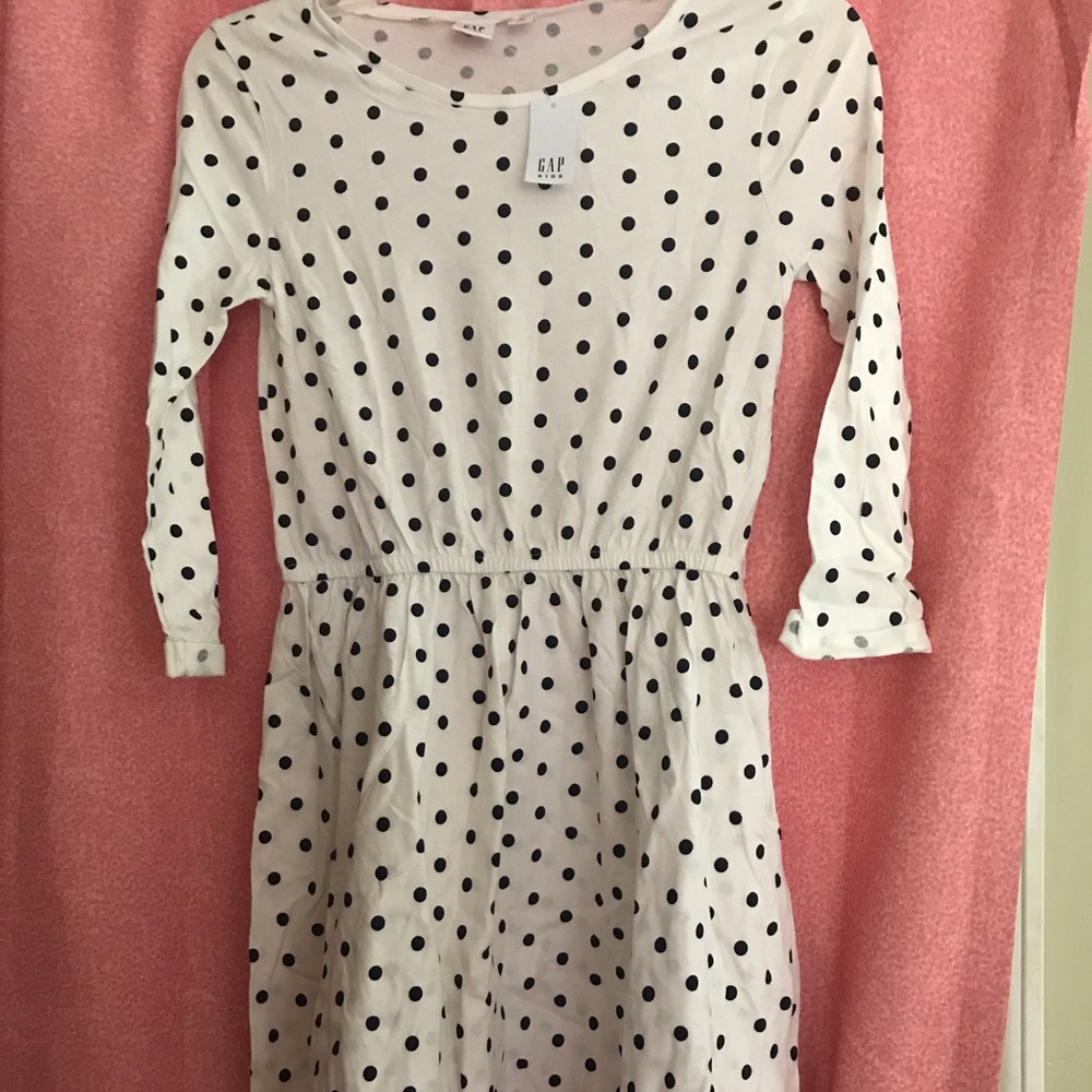 Gap kids Girl’s Jersey knit long sleeve dress